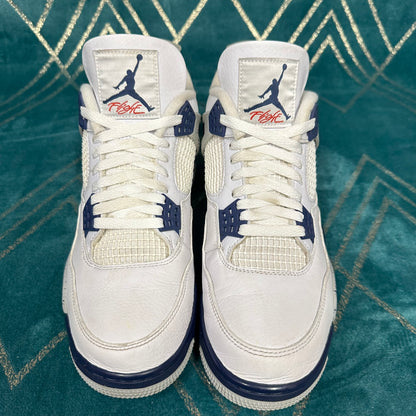 JORDAN 4 MIDNIGHT NAVY UK8.5 *PRE-LOVED*