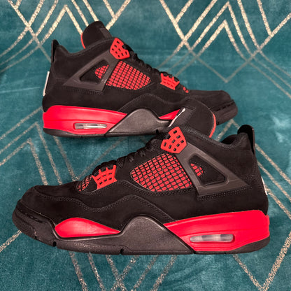 JORDAN 4 RED THUNDER UK8 *PRE-LOVED*