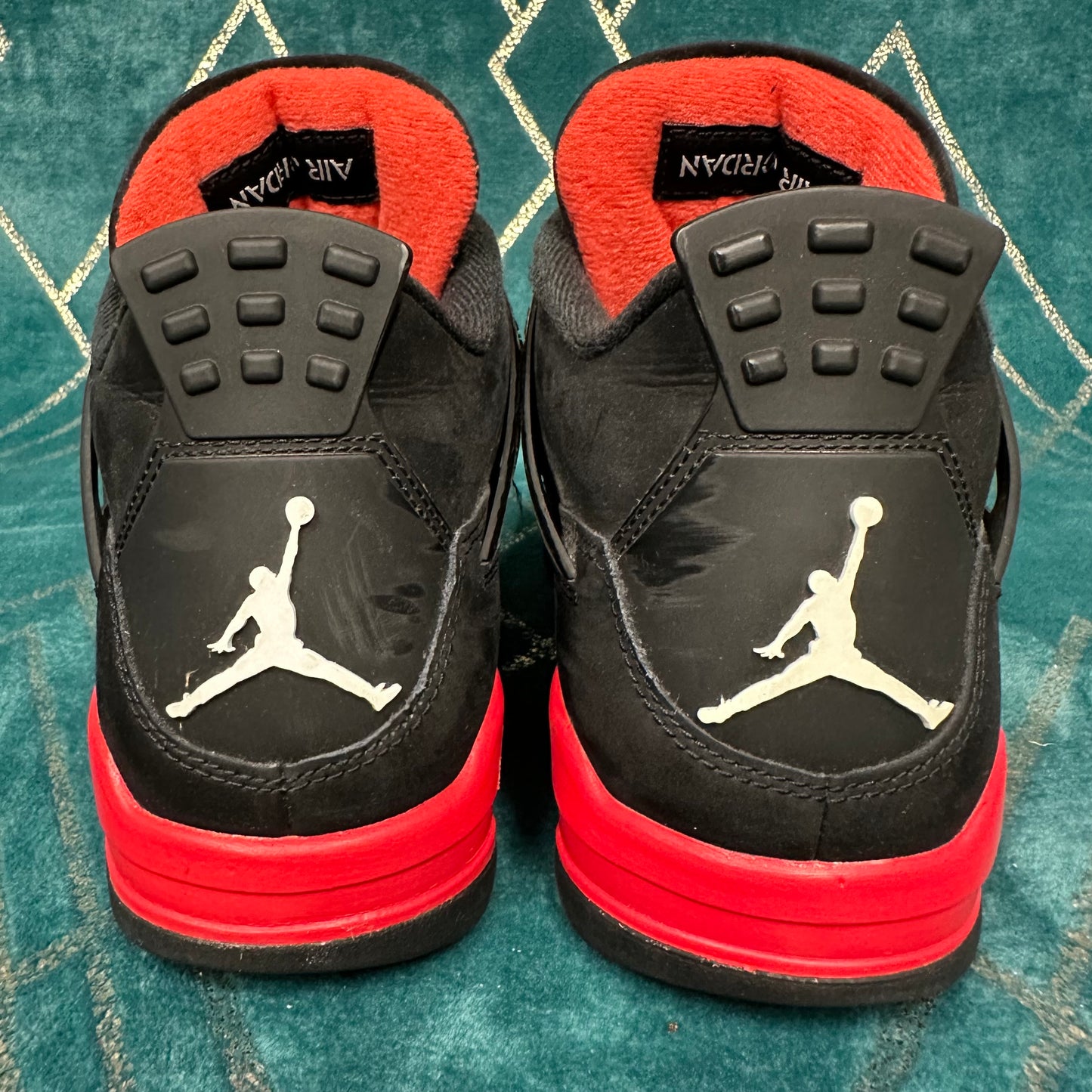 JORDAN 4 RED THUNDER UK8 *PRE-LOVED*