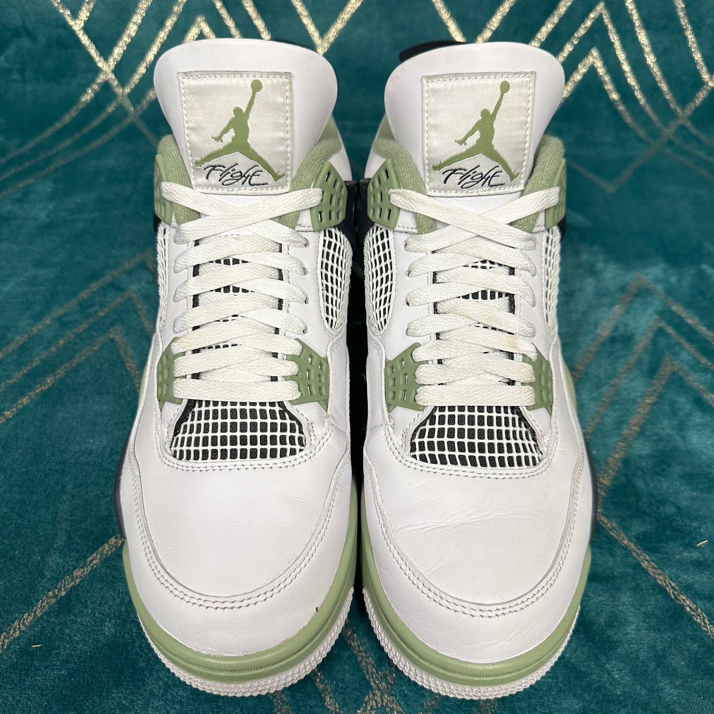 JORDAN 4 SEAFOAM (W) UK9.5 *PRE-LOVED*