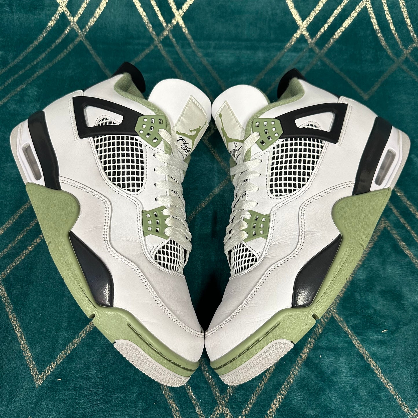 JORDAN 4 SEAFOAM (W) UK9.5 *PRE-LOVED*