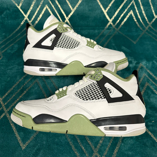 JORDAN 4 SEAFOAM (W) UK8.5 *PRE-LOVED*