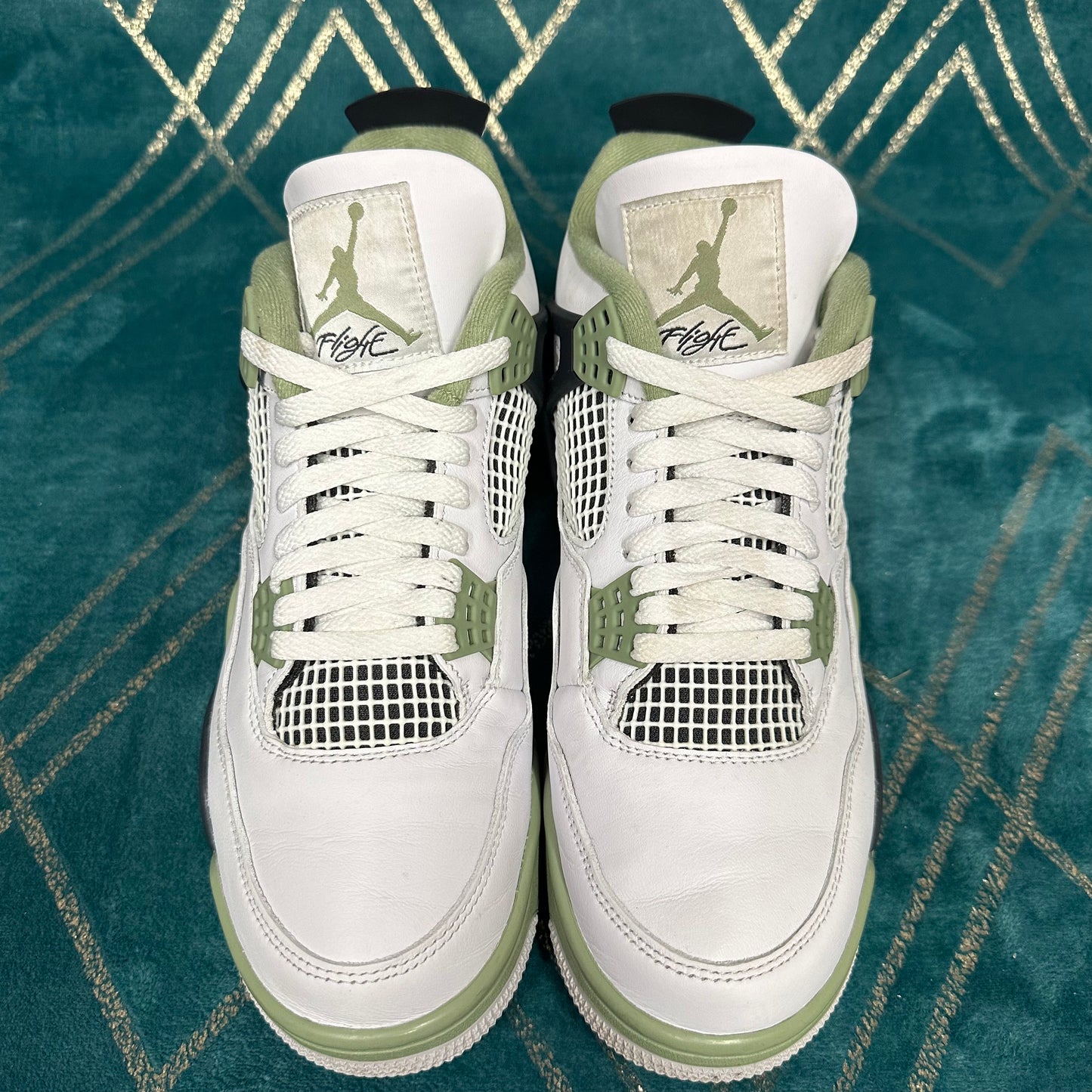 JORDAN 4 SEAFOAM (W) UK8.5 *PRE-LOVED*