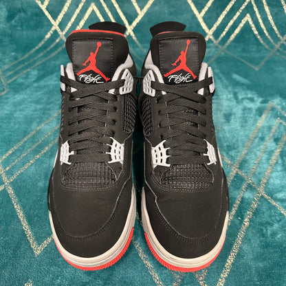 JORDAN 4 BRED 2019 UK8 *PRE-LOVED*