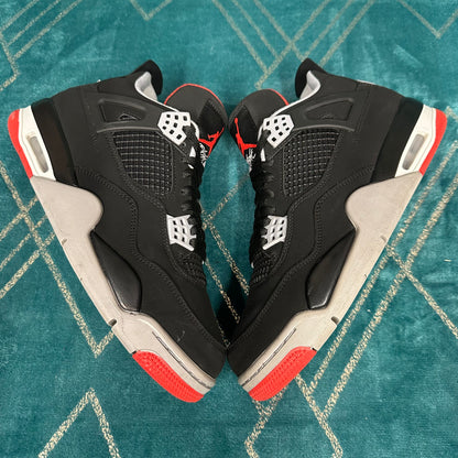 JORDAN 4 BRED 2019 UK8 *PRE-LOVED*