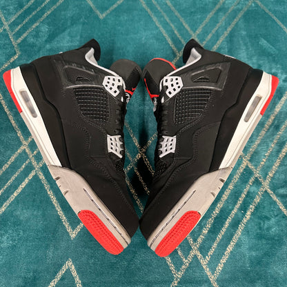 JORDAN 4 BRED 2019 UK8 *PRE-LOVED*