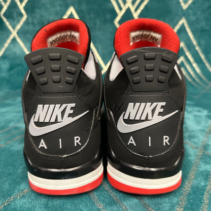 JORDAN 4 BRED 2019 UK8 *PRE-LOVED*