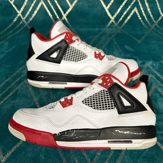 JORDAN 4 FIRE RED 2012 (GS) UK5.5 *PRE-LOVED*