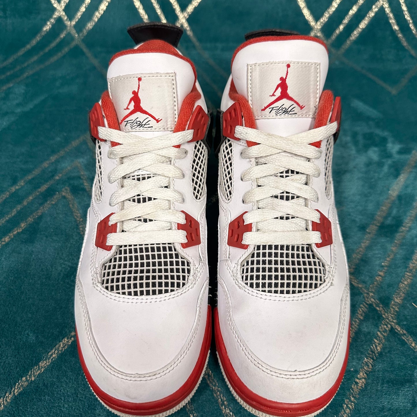 JORDAN 4 FIRE RED 2012 (GS) UK5.5 *PRE-LOVED*