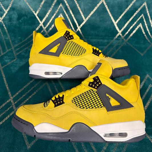 JORDAN 4 LIGHTNING 2021 UK9 *PRE-LOVED*