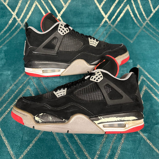 JORDAN 4 BRED 2012 UK8 *PRE-LOVED*