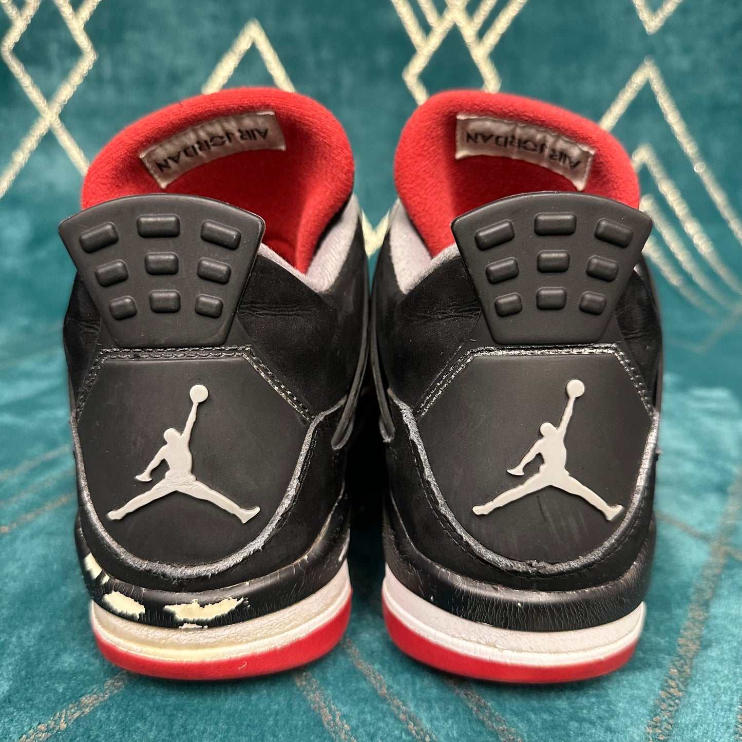 JORDAN 4 BRED 2012 UK8 *PRE-LOVED*