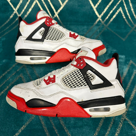 JORDAN 4 FIRE RED 2020 (GS) UK4 *PRE-LOVED*