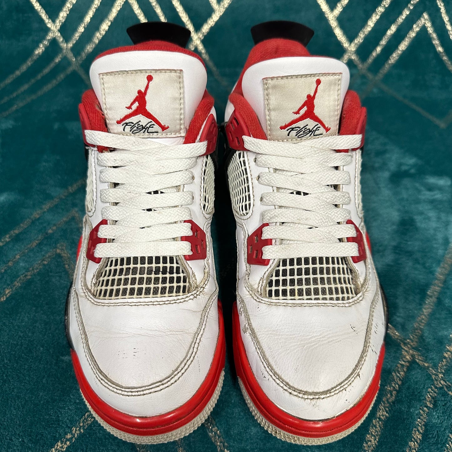 JORDAN 4 FIRE RED 2020 (GS) UK4 *PRE-LOVED*