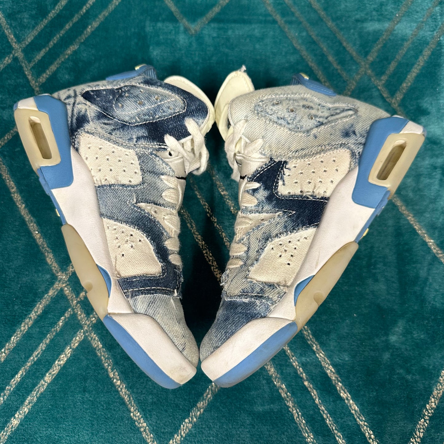 JORDAN 6 WASHED DENIM (GS) UK3 *PRE-LOVED*