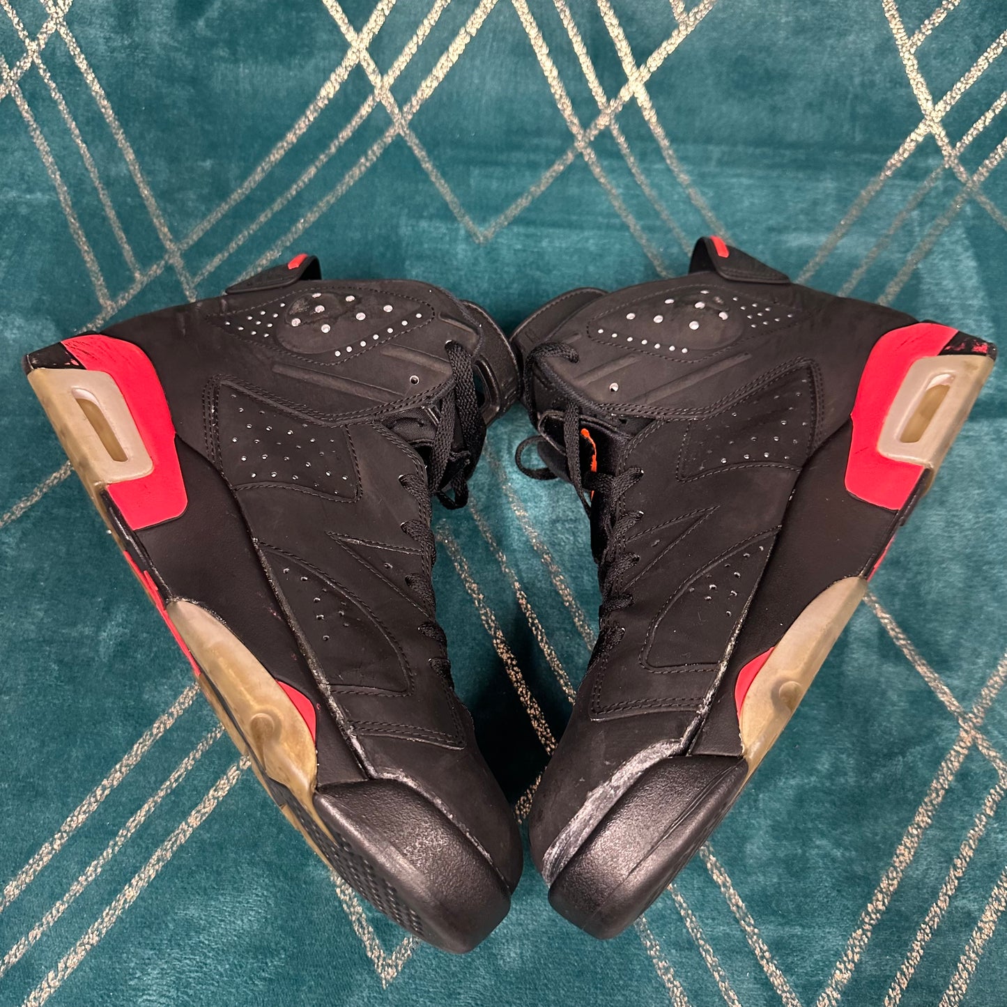 JORDAN 6 BLACK INFRARED 2014 UK10 *PRE-LOVED*