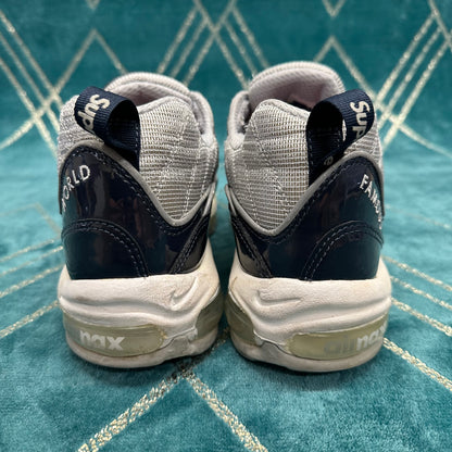 AIR MAX 98 SUPREME NAVY UK9 *PRE-LOVED*