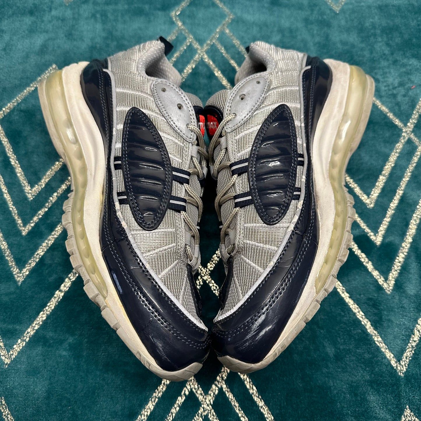 AIR MAX 98 SUPREME NAVY UK8.5 *PRE-LOVED*