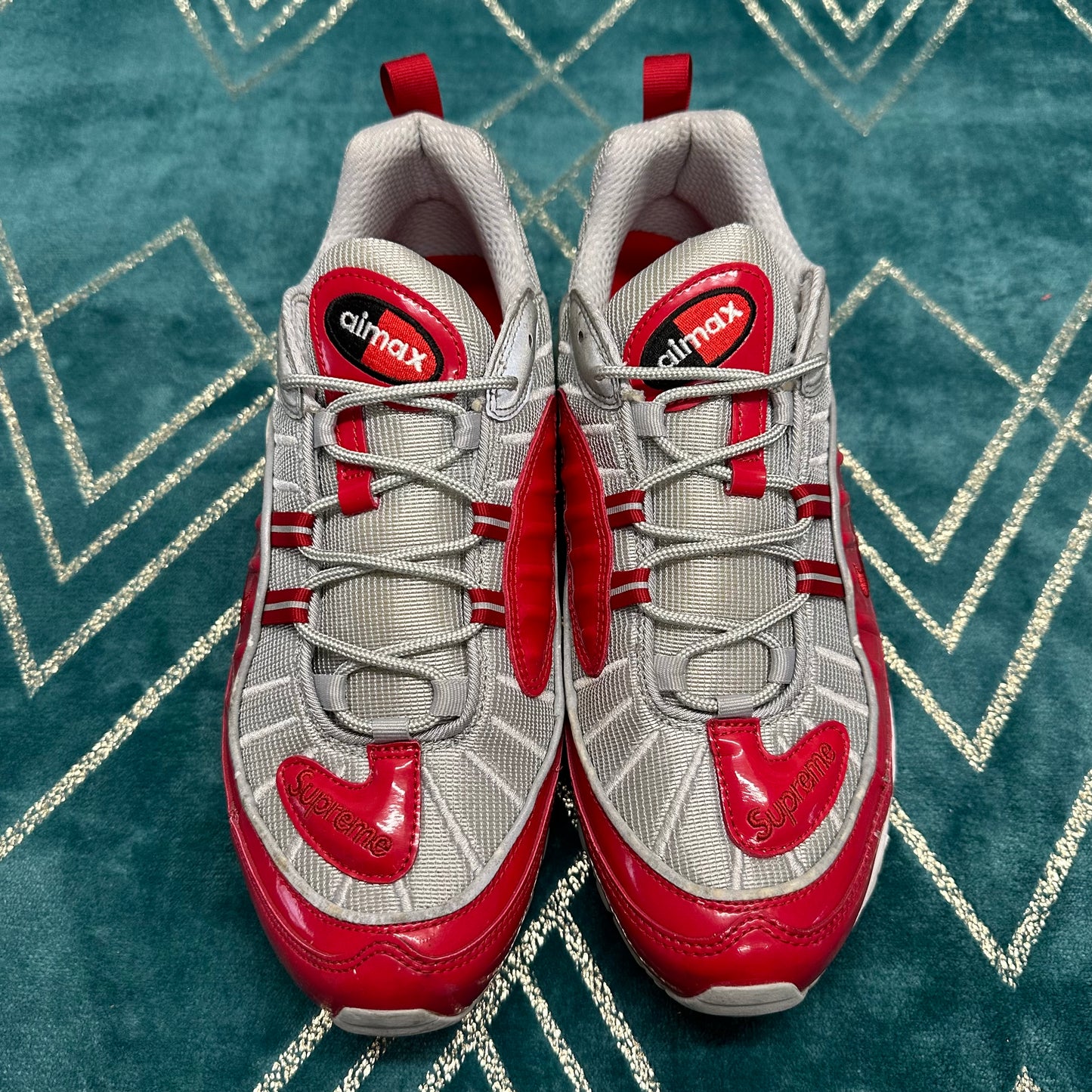 AIR MAX 98 SUPREME RED UK9.5 *PRE-LOVED*