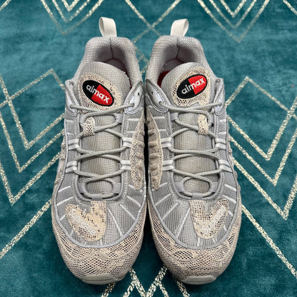 AIR MAX 98 SUPREME SNAKESKIN UK9 *PRE-LOVED*