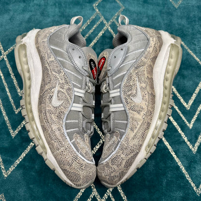 AIR MAX 98 SUPREME SNAKESKIN UK9 *PRE-LOVED*