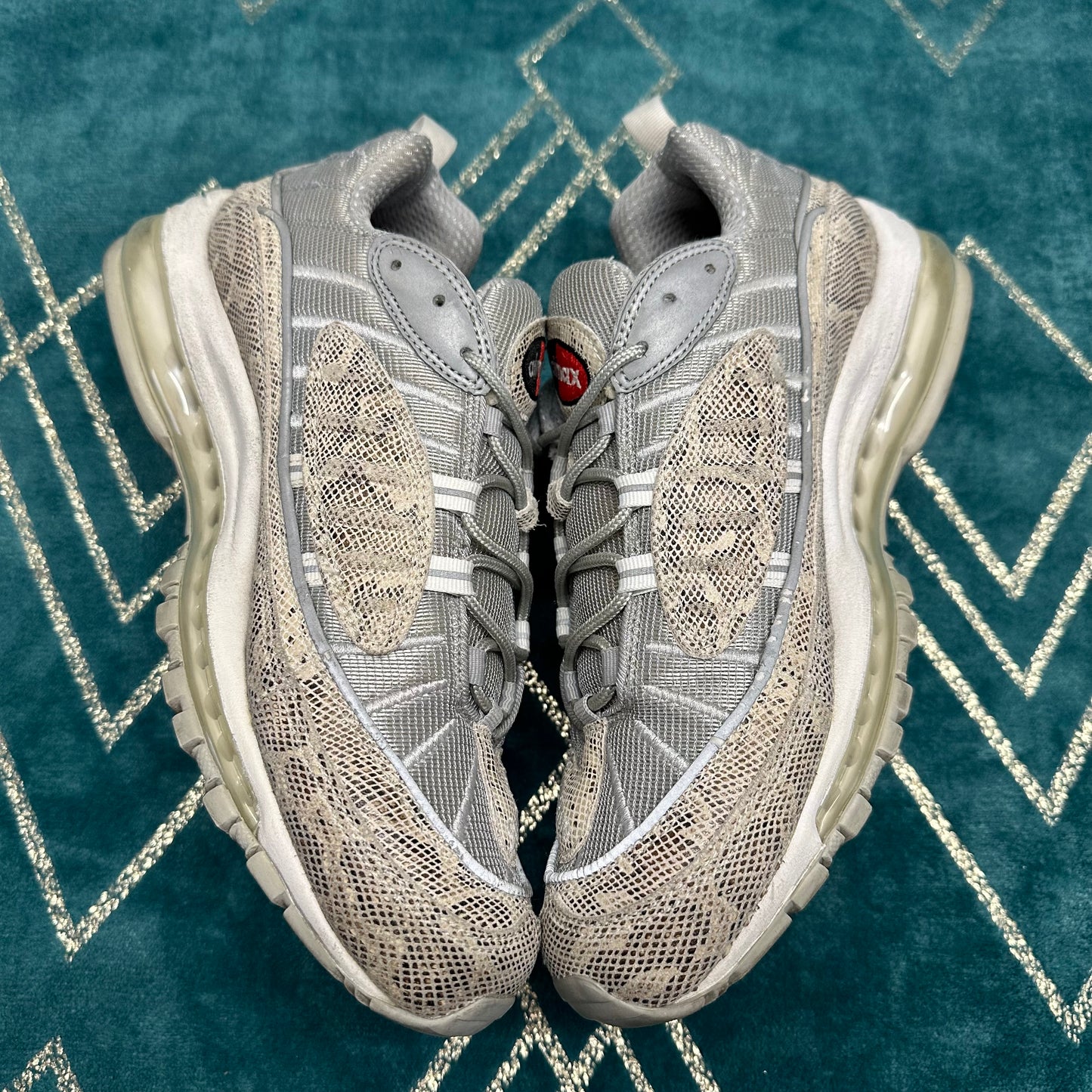 AIR MAX 98 SUPREME SNAKESKIN UK9 *PRE-LOVED*