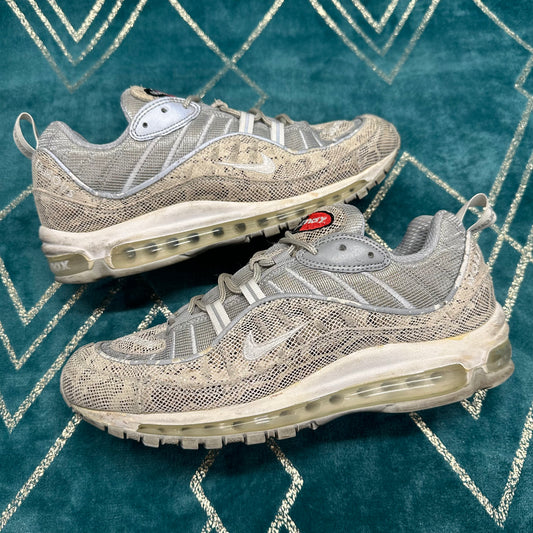 AIR MAX 98 SUPREME SNAKESKIN UK8 *PRE-LOVED*