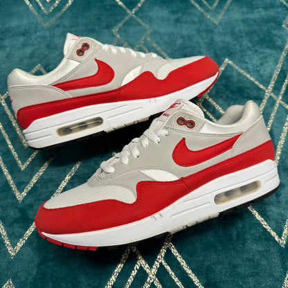 AIR MAX 1 ANNIVERSARY RED 2017 UK8 *PRE-LOVED*