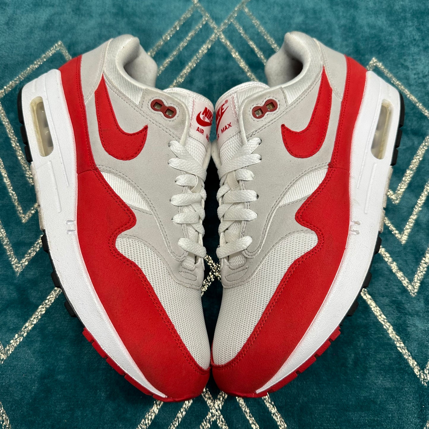 AIR MAX 1 ANNIVERSARY RED 2017 UK8 *PRE-LOVED*