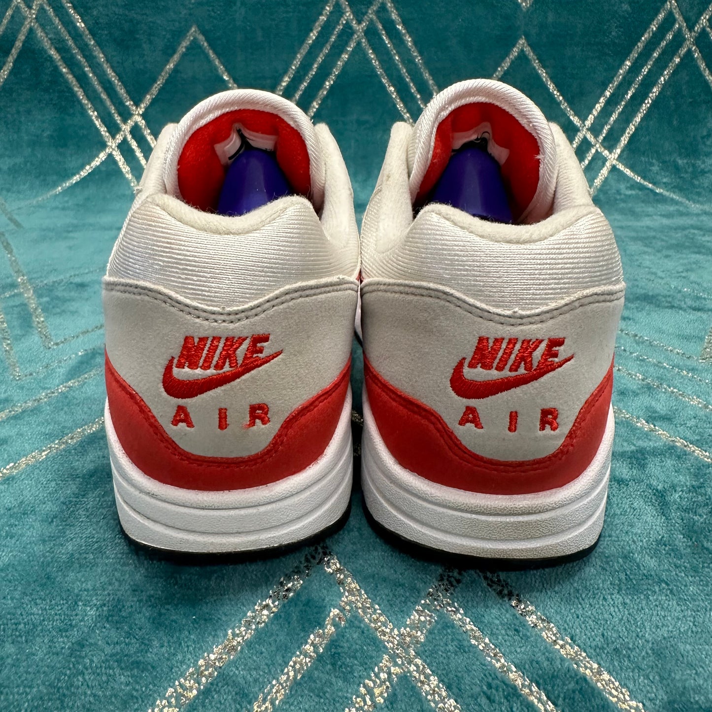 AIR MAX 1 ANNIVERSARY RED 2017 UK8 *PRE-LOVED*