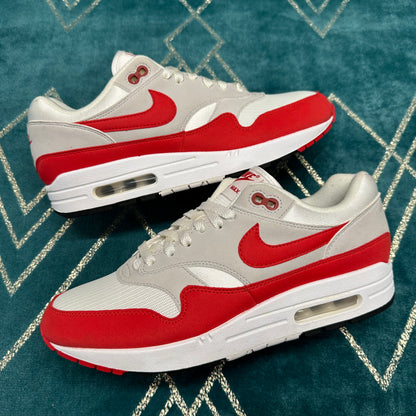 AIR MAX 1 ANNIVERSARY RED 2017 UK7.5 *PRE-LOVED*