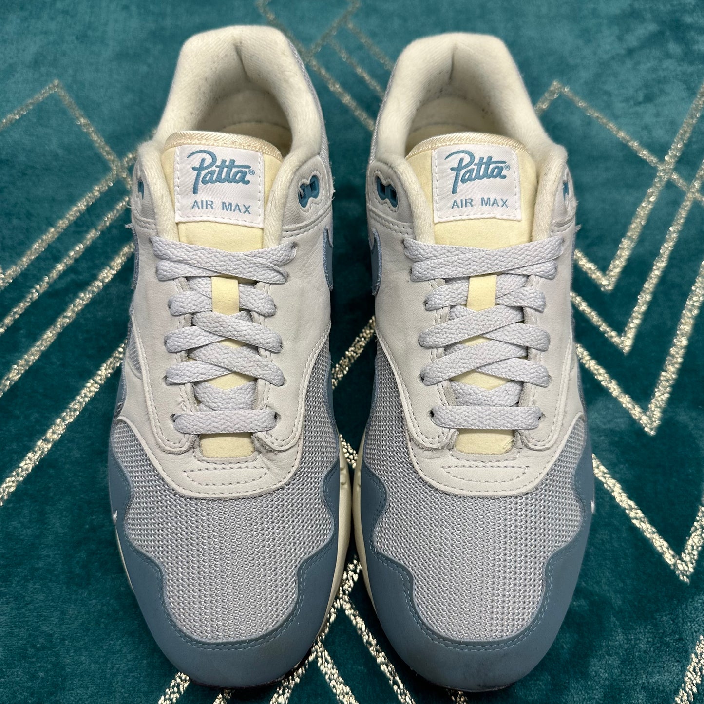 AIR MAX 1 PATTA AQUA UK7.5 *PRE-LOVED*