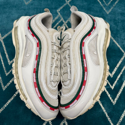 AIR MAX 97 UNDEFEATED WHITE UK11 *PRE-LOVED*