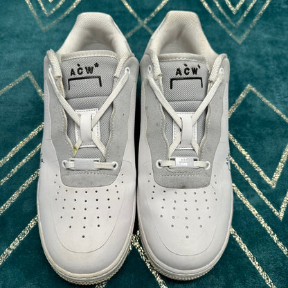 AIR FORCE 1 A COLD WALL WHITE UK7.5 *PRE-LOVED*