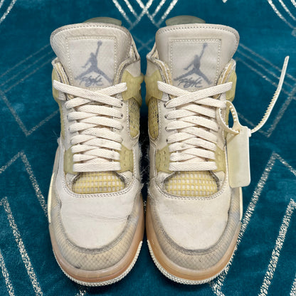 AIR JORDAN 4 OFF-WHITE SAIL (W) UK7 *PRE-LOVED*