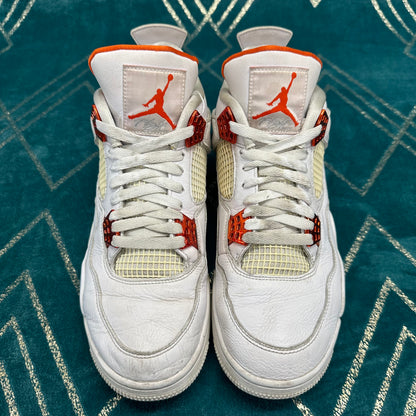 AIR JORDAN 4 METALLIC ORANGE UK10 *PRE-LOVED*