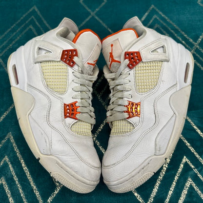 AIR JORDAN 4 METALLIC ORANGE UK10 *PRE-LOVED*