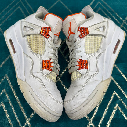 AIR JORDAN 4 METALLIC ORANGE UK10 *PRE-LOVED*