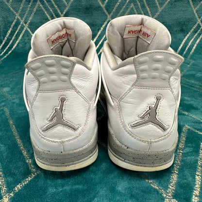 AIR JORDAN 4 WHITE OREO UK9.5 *PRE-LOVED*