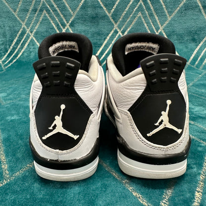 AIR JORDAN 4 MILITARY BLACK (GS) UK3.5 *PRE-LOVED*