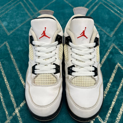 AIR JORDAN 4 WHITE CEMENT 2016 (PS) UK2.5 *PRE-LOVED*