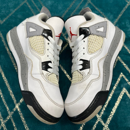 AIR JORDAN 4 WHITE CEMENT 2016 (PS) UK2.5 *PRE-LOVED*