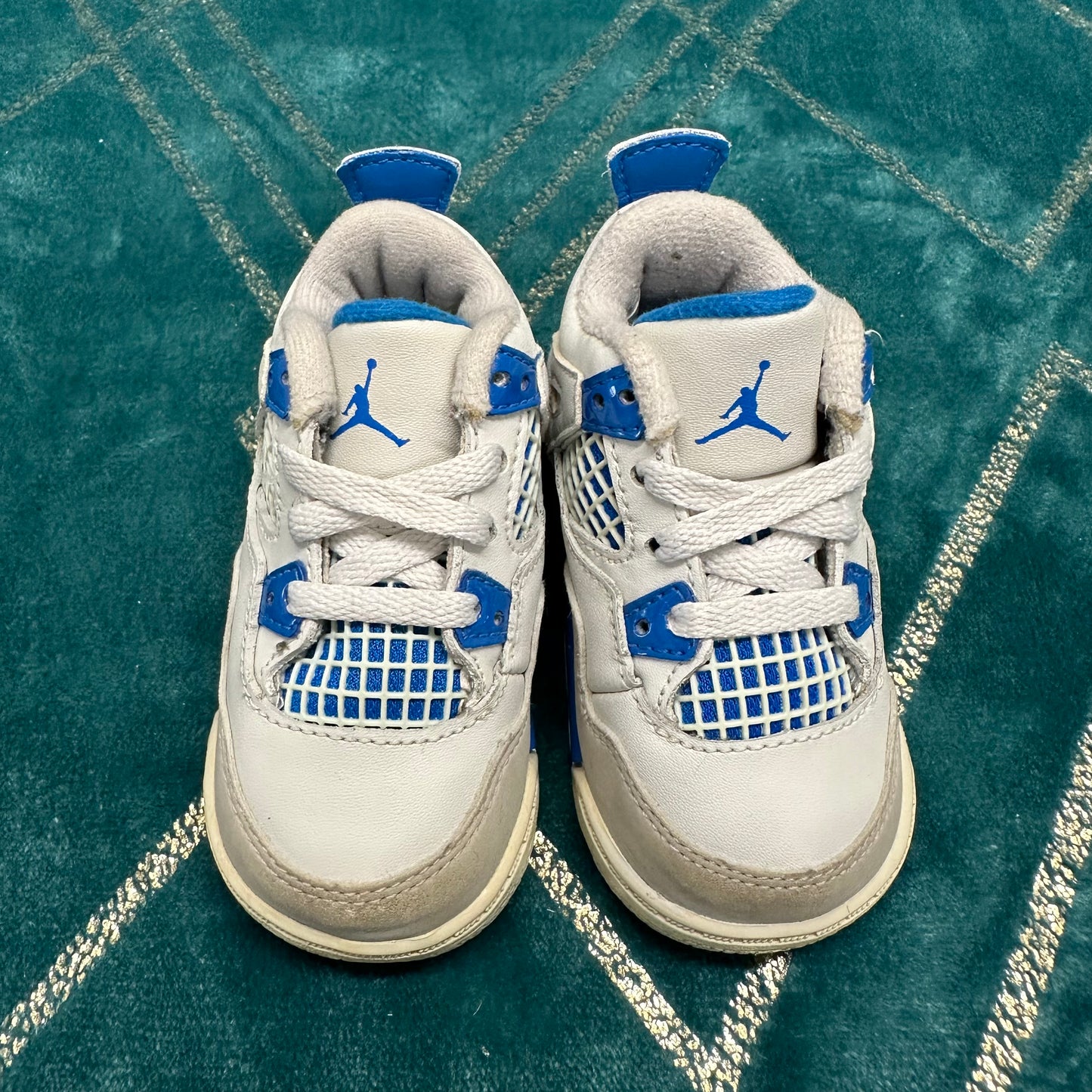 AIR JORDAN 4 MILITARY BLUE 2012 (TD) UK3 *PRE-LOVED*