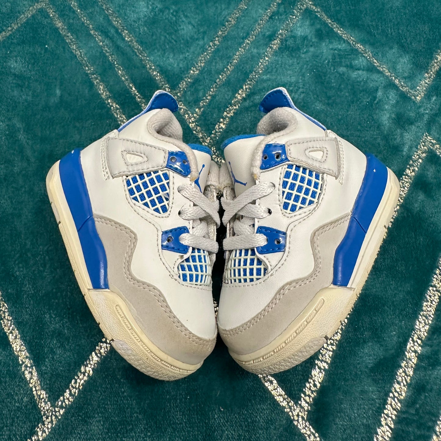 AIR JORDAN 4 MILITARY BLUE 2012 (TD) UK3 *PRE-LOVED*