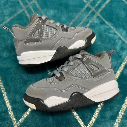 AIR JORDAN 4 COOL GREY 2019 (TD) UK6.5 *PRE-LOVED*