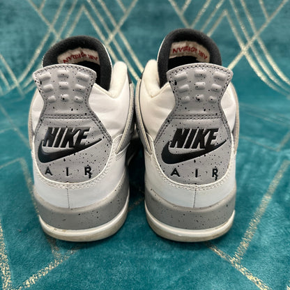 AIR JORDAN 4 WHITE CEMENT 2016 (GS) UK5.5 *PRE-LOVED*