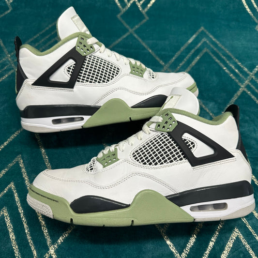 AIR JORDAN 4 SEAFOAM (W) UK8 *PRE-LOVED*