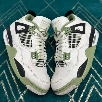 AIR JORDAN 4 SEAFOAM (W) UK8 *PRE-LOVED*