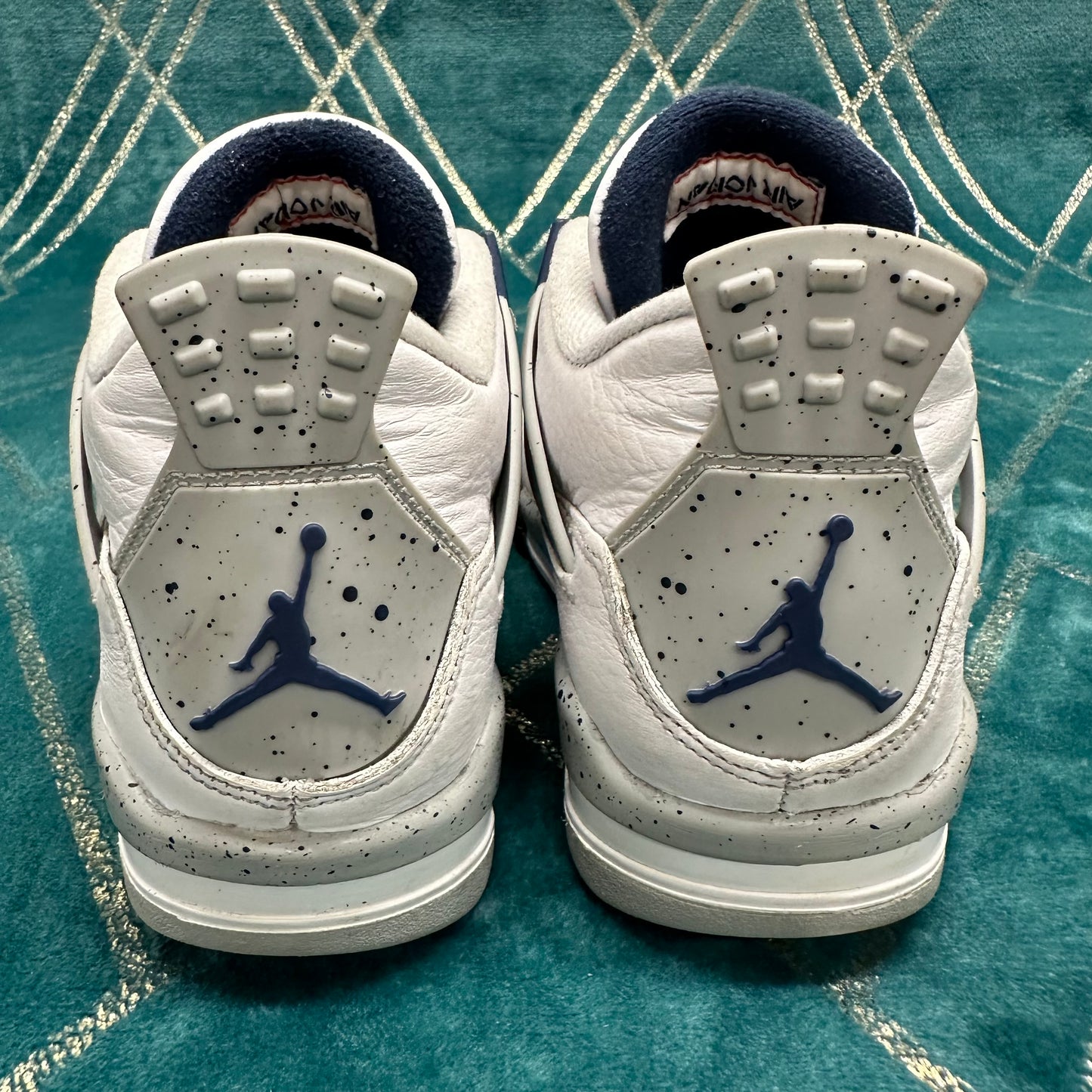 AIR JORDAN 4 MIDNIGHT NAVY (GS) UK3.5 *PRE-LOVED*